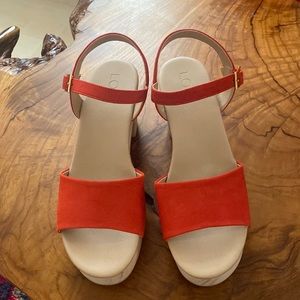 Loft wooden clog sandals